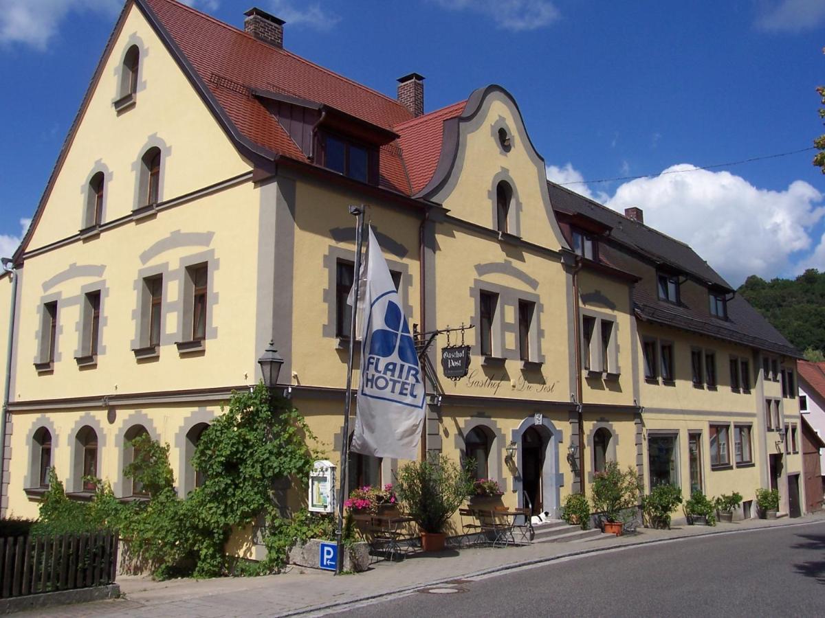 Hotel-Gasthof Die Post Brennerei Frankenhoehe Schillingsfürst المظهر الخارجي الصورة